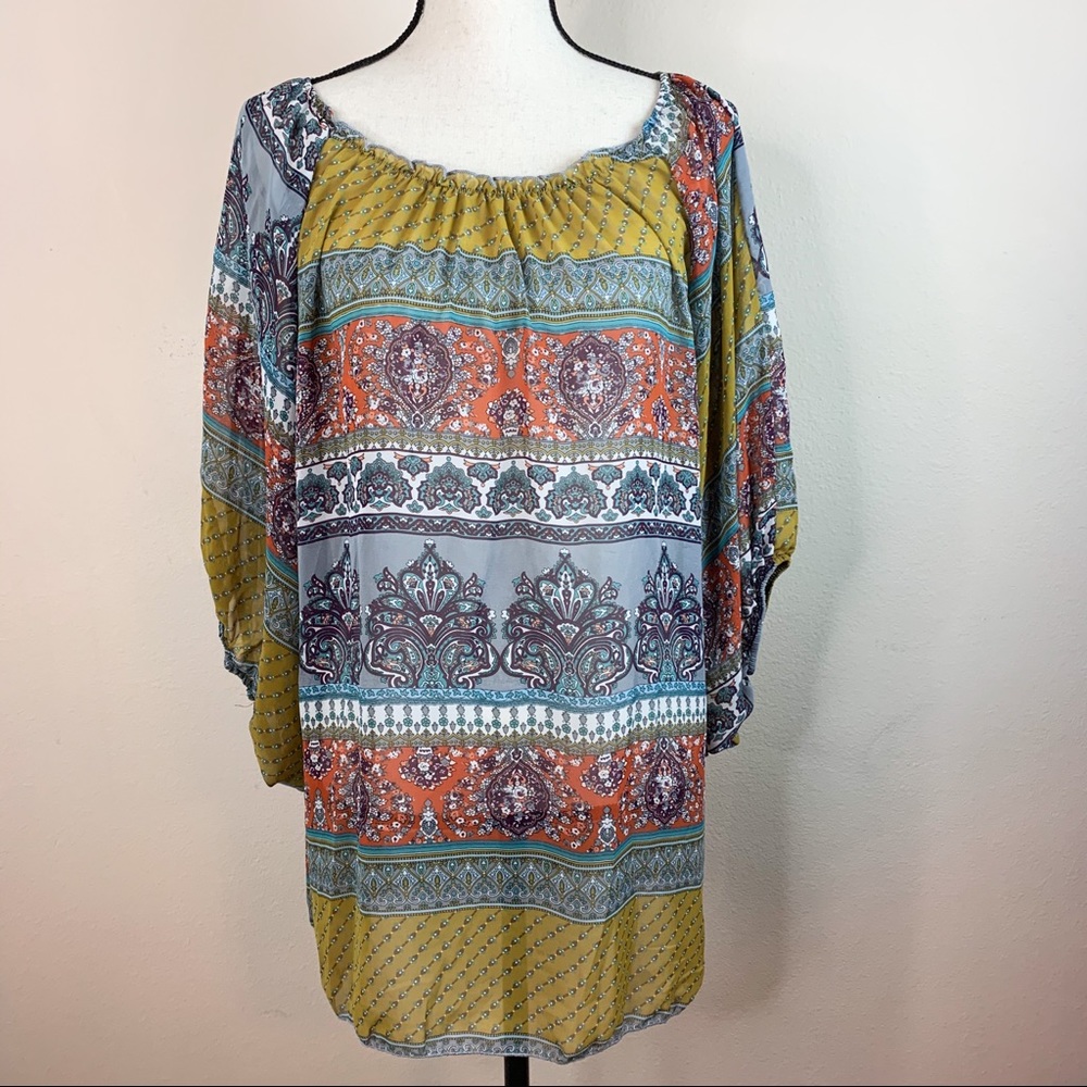 Mitto Lightweight Blouse Sheer Top